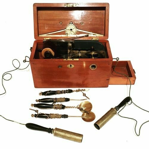 Antique Electric Shock Machine Drawer & Dial