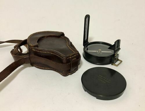 Antique Newton Co Surveyors Sighting Compass