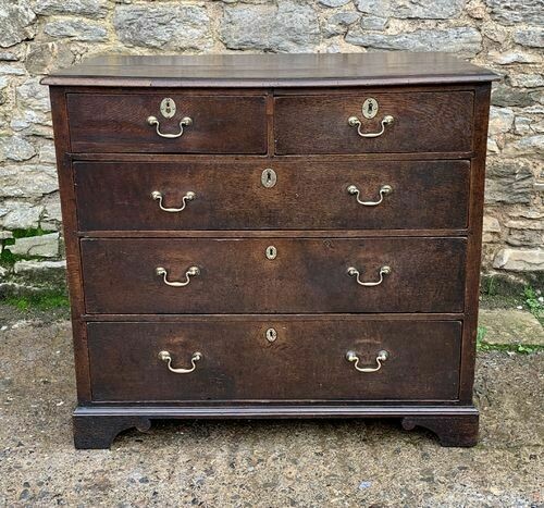 Small 18th Century Oak Chest of Drawers