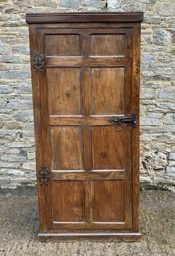 Narrow Antique Elm Cupboard