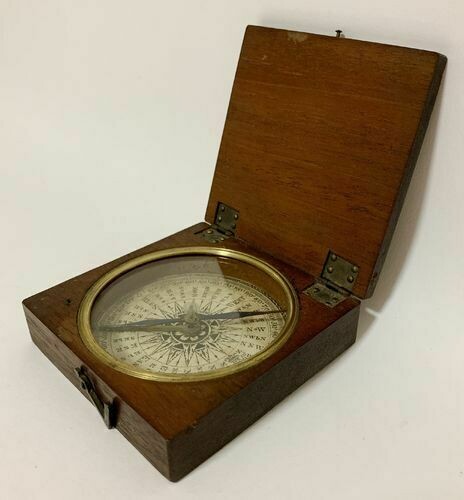 Antique Pocket Dry Card Compass
