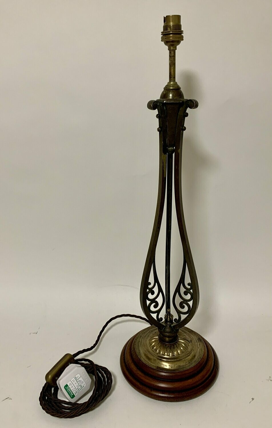 Large Antique French Table Lamp