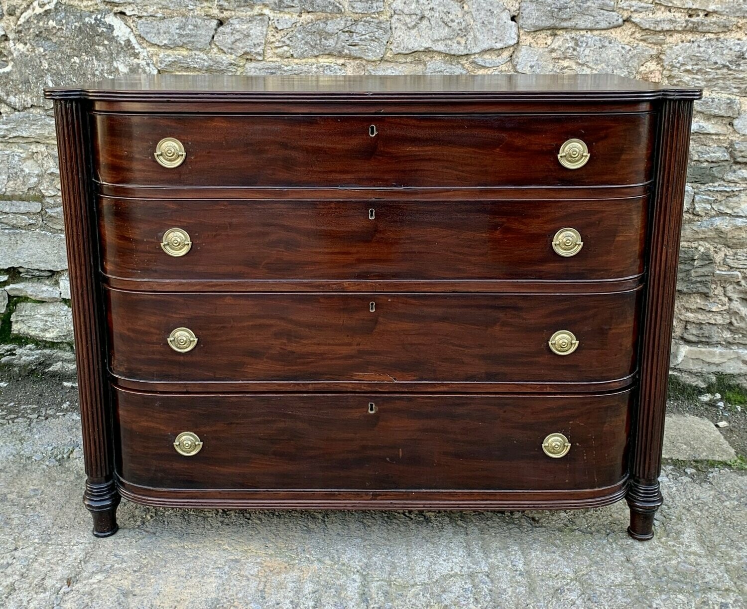 Large Regency Mahogany Chest of Drawers