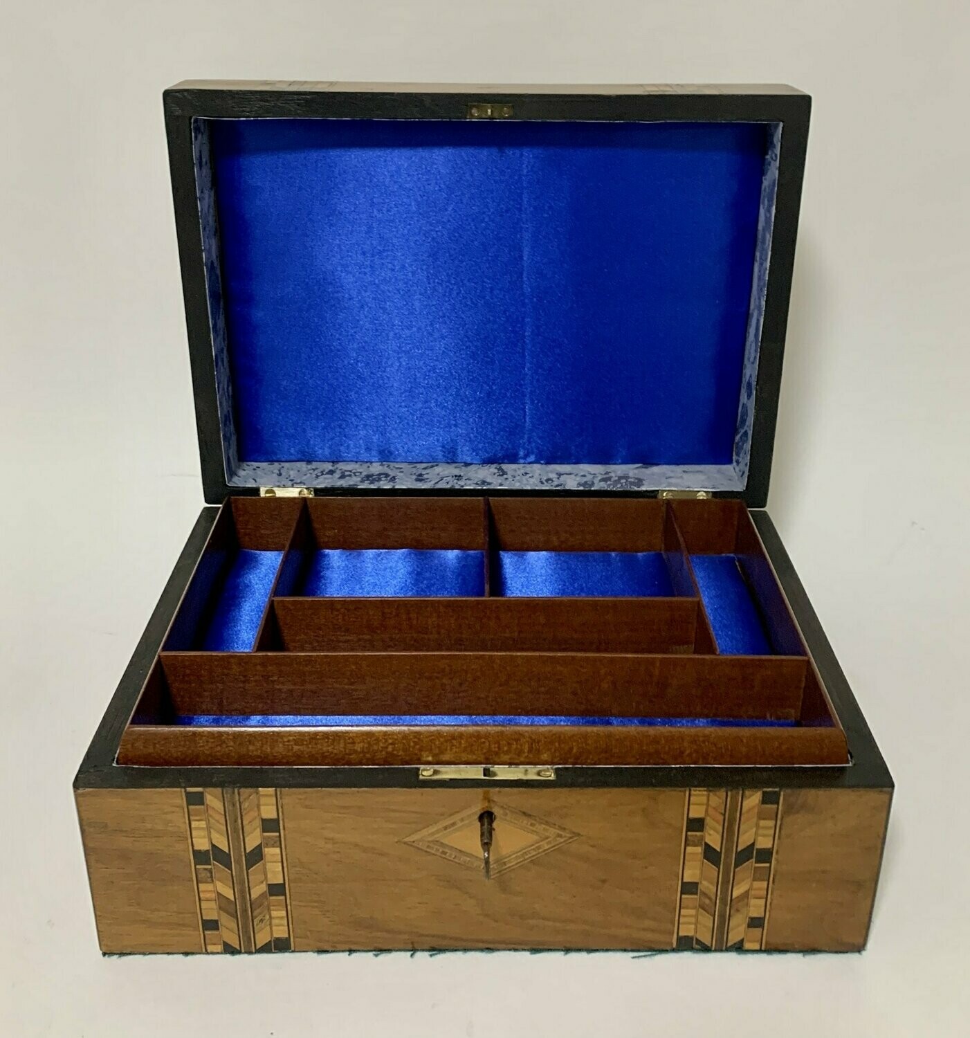 Antique Tunbridge Jewellery Box