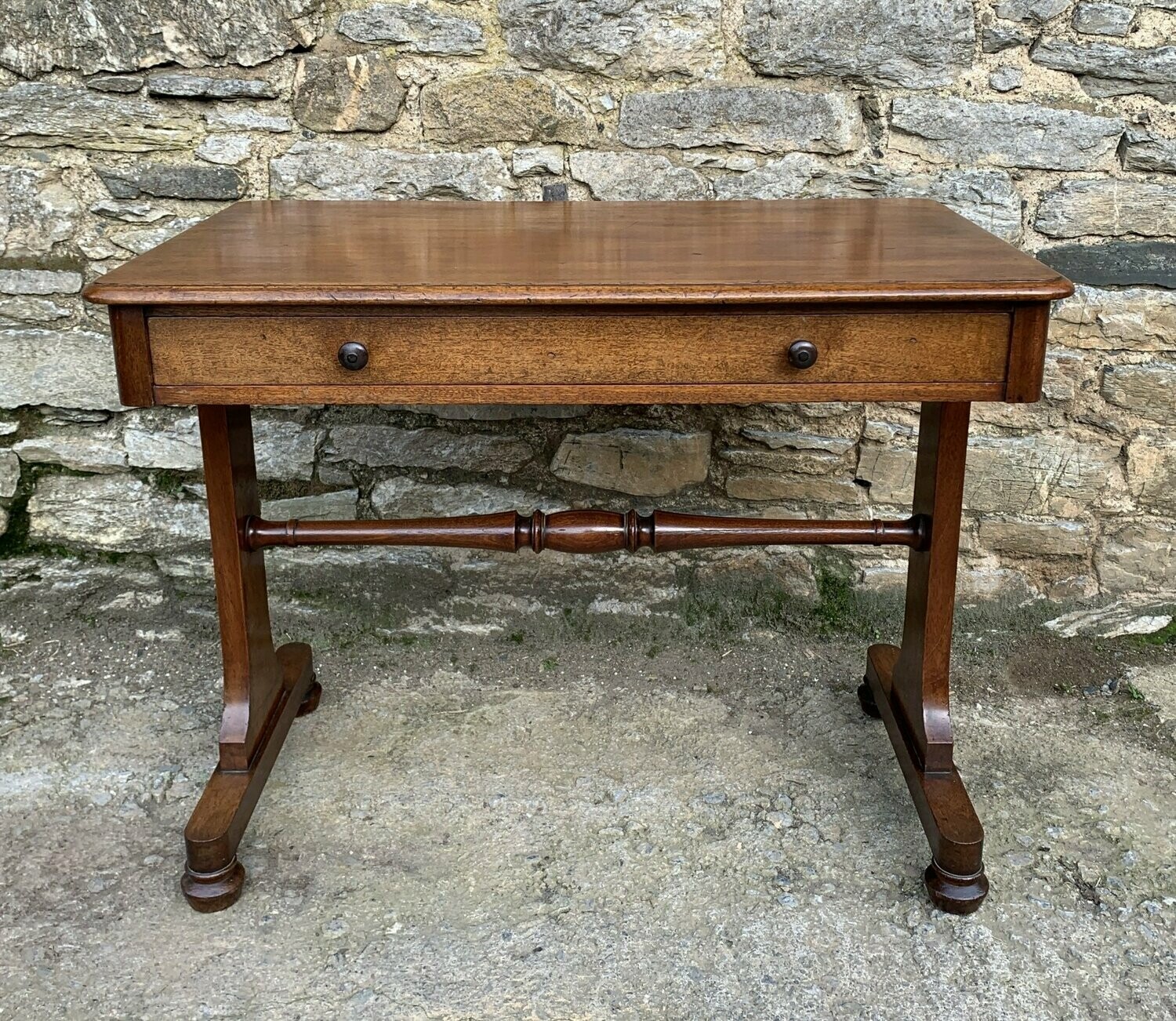 Regency Mahogany Library Table