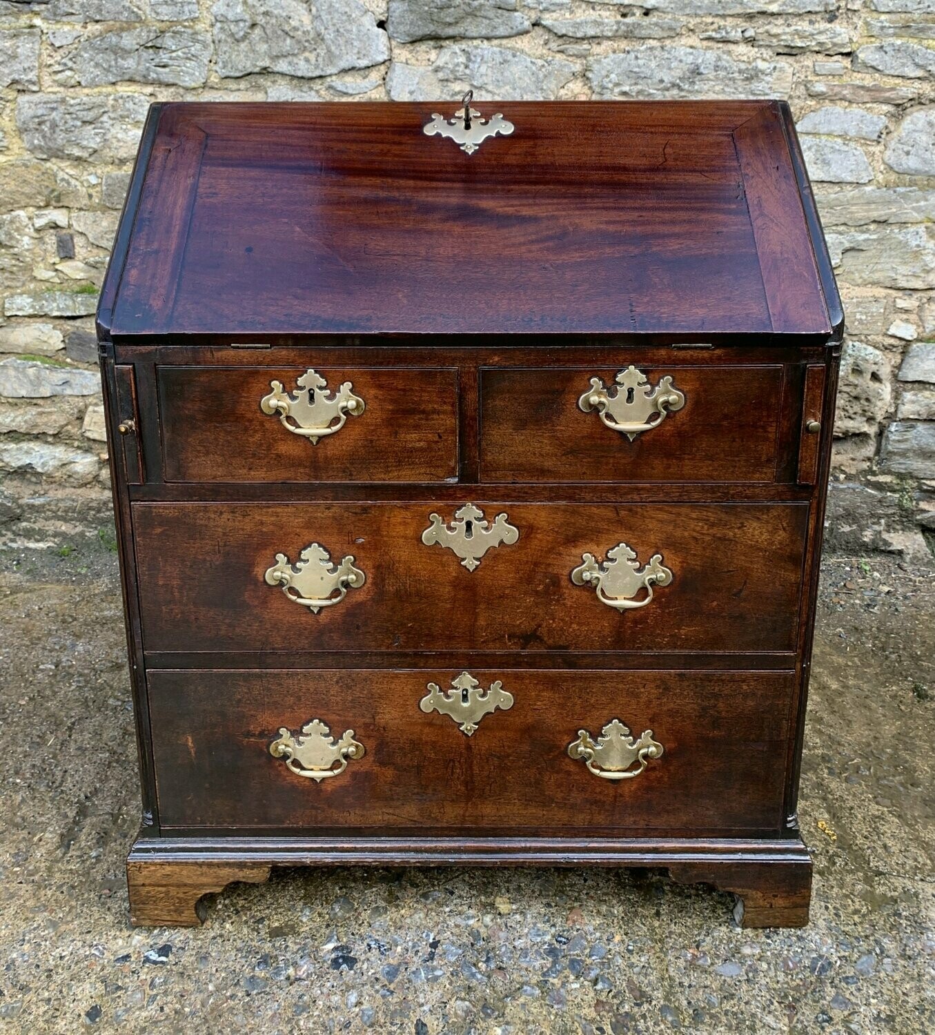 Small Georgian Mahogany Bureau