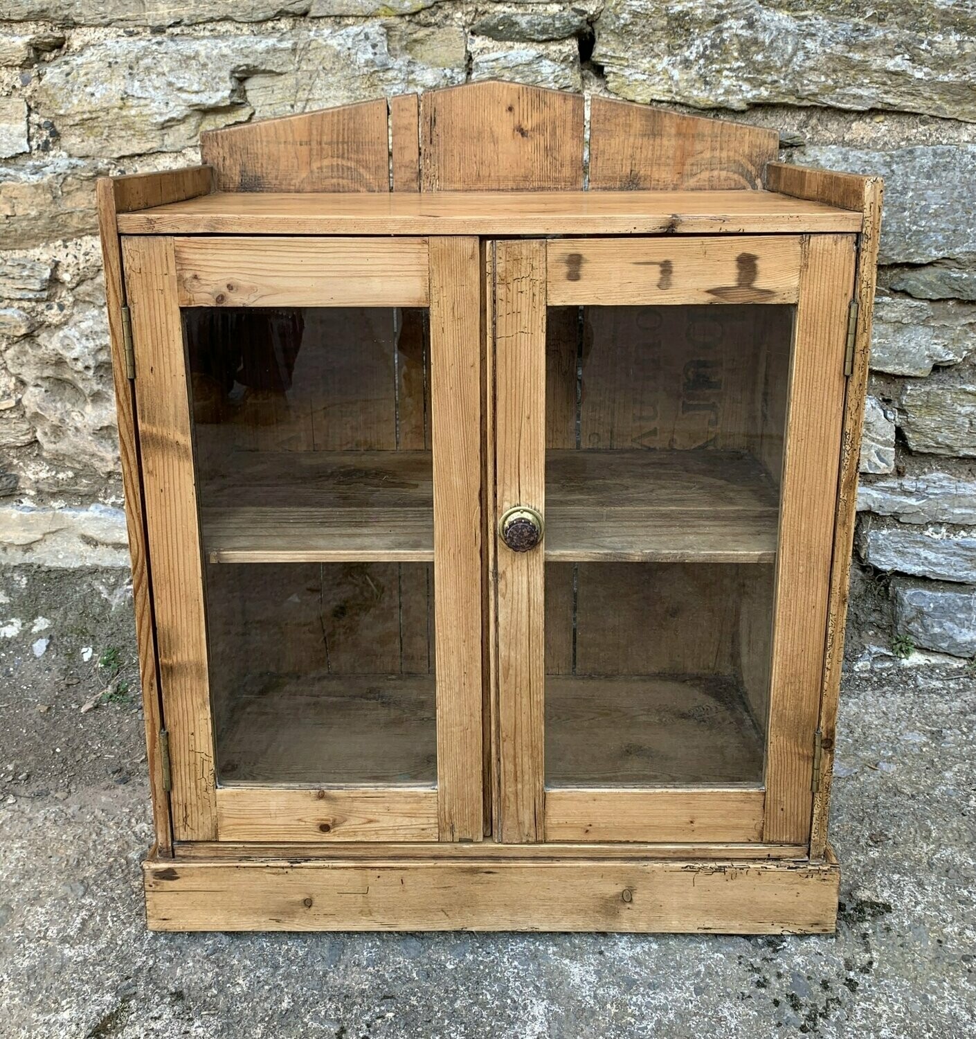 Small Antique Pine Cupboard