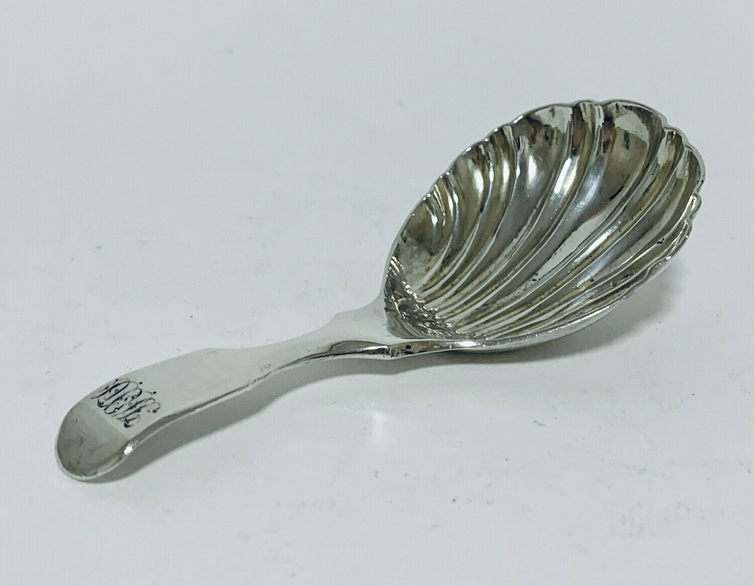 Victorian Solid Silver Tea Caddy Spoon