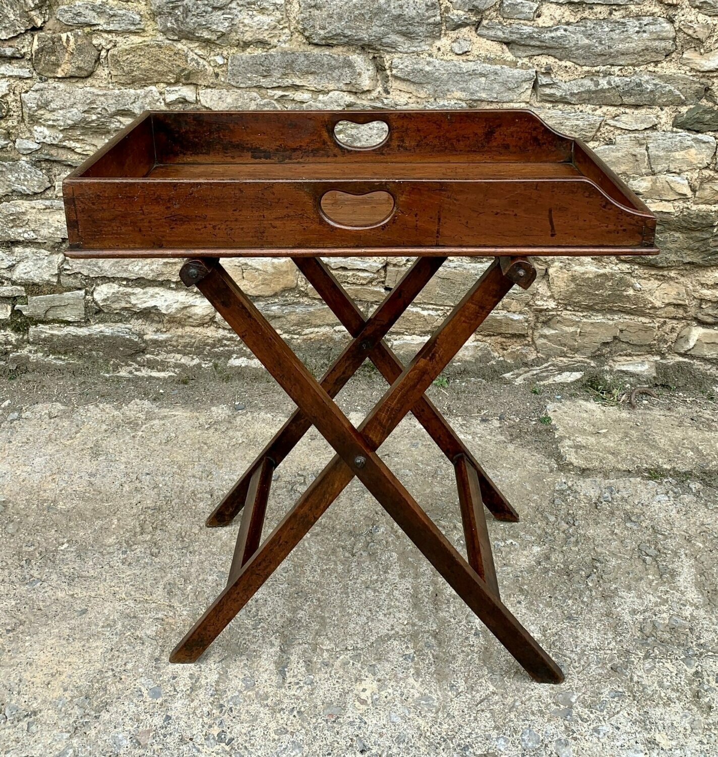 Antique Mahogany Butlers Tray