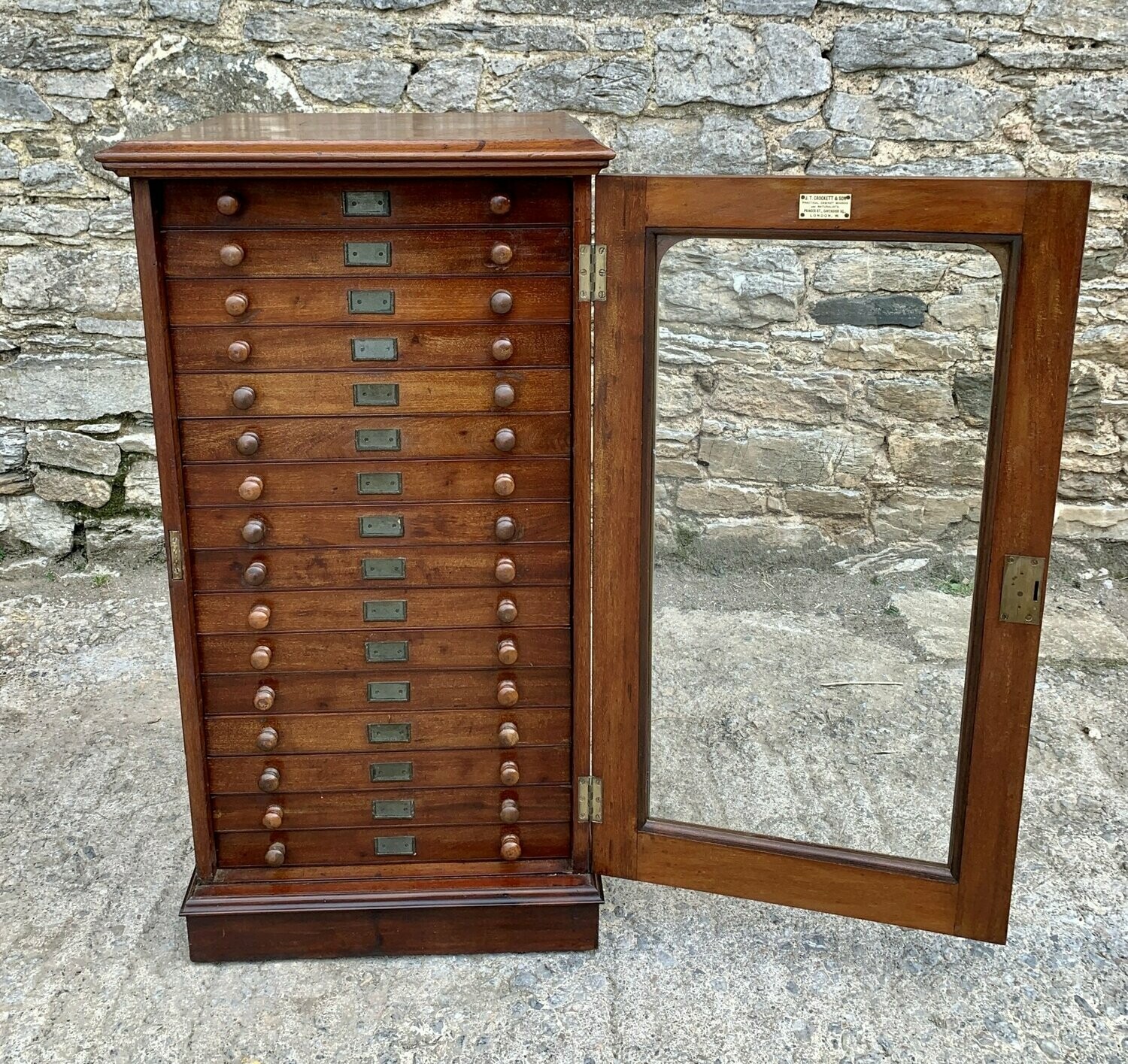 Victorian Mahogany Collectors Cabinet