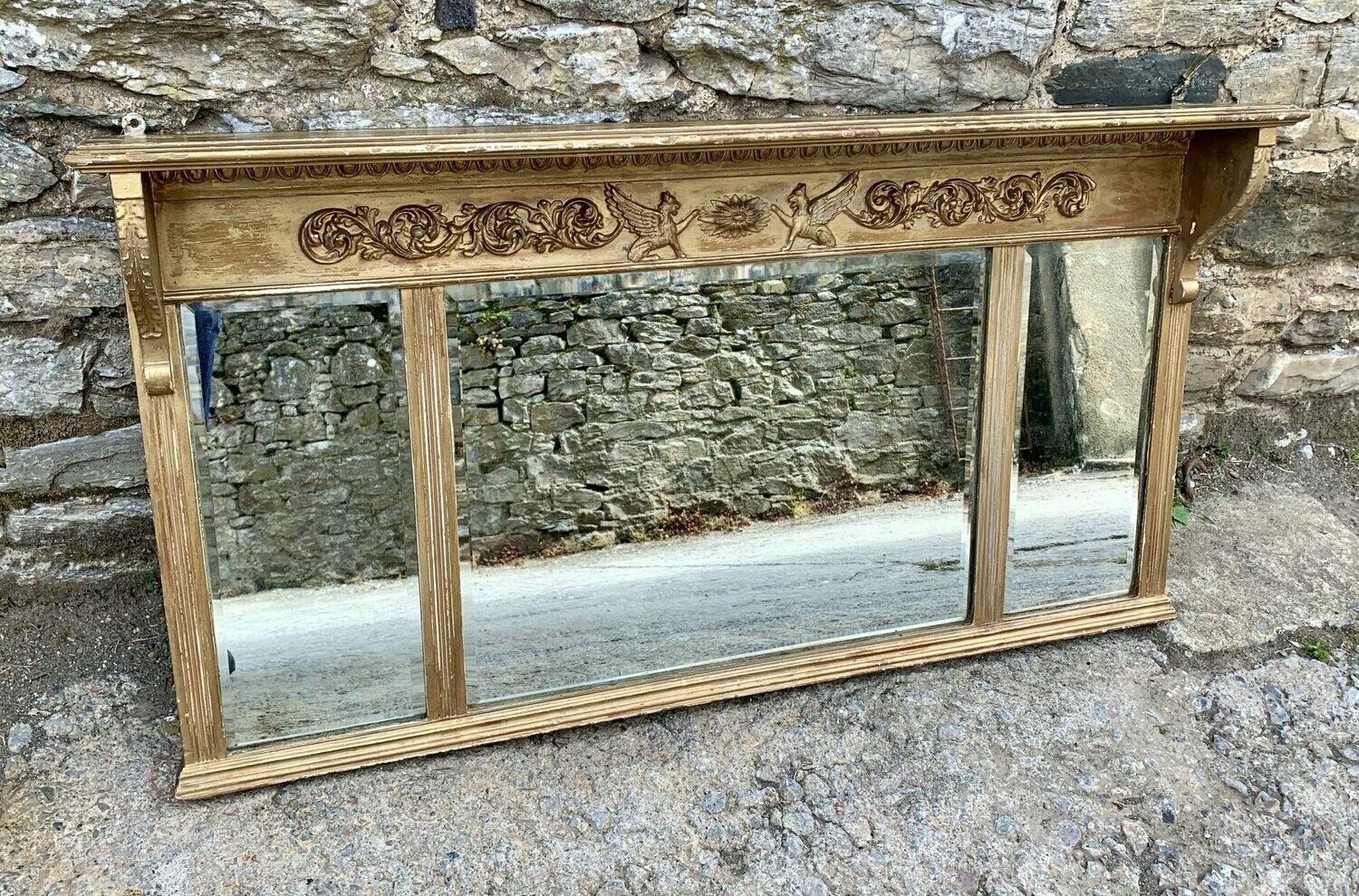 Victorian Gilt Overmantel Mirror