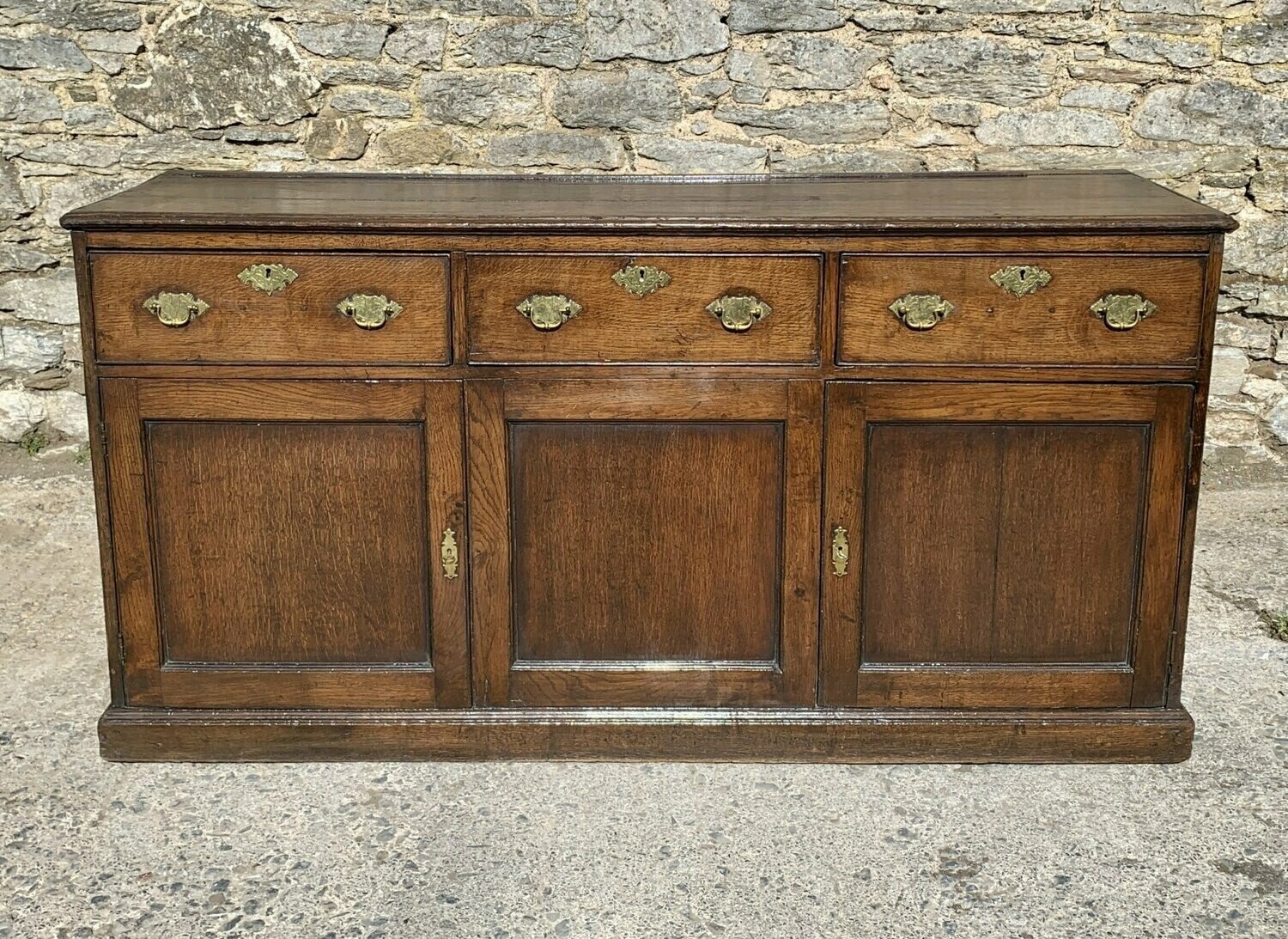 Georgian Oak Dresser Base