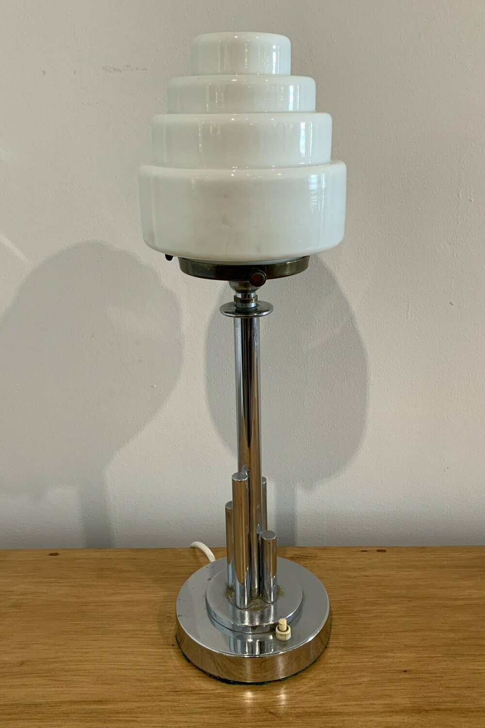 Art Deco Chrome Table Lamp