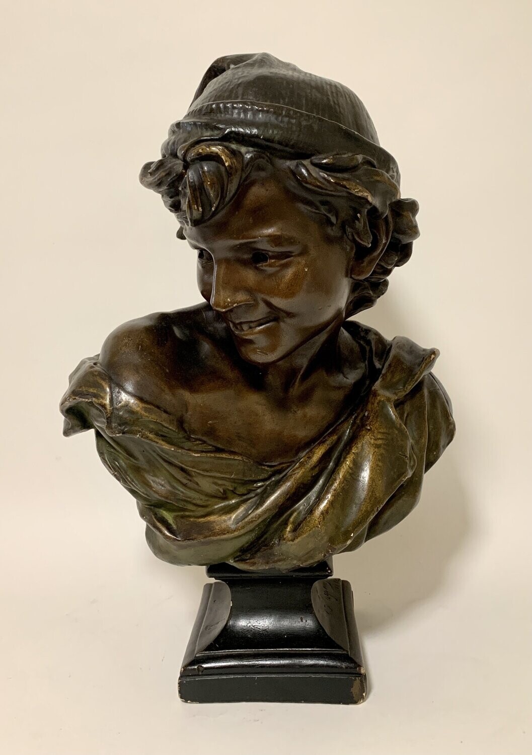 Decorative 19th Century Plaster Bust