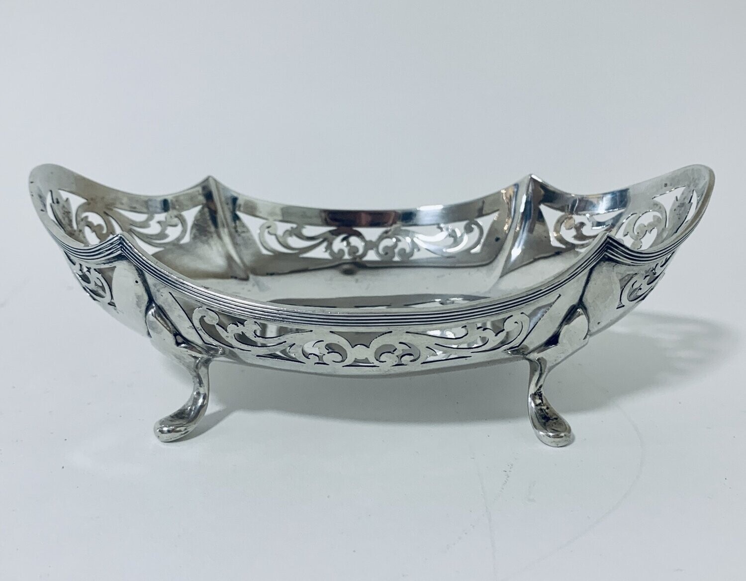 Antique Silver Bon Bon Dish