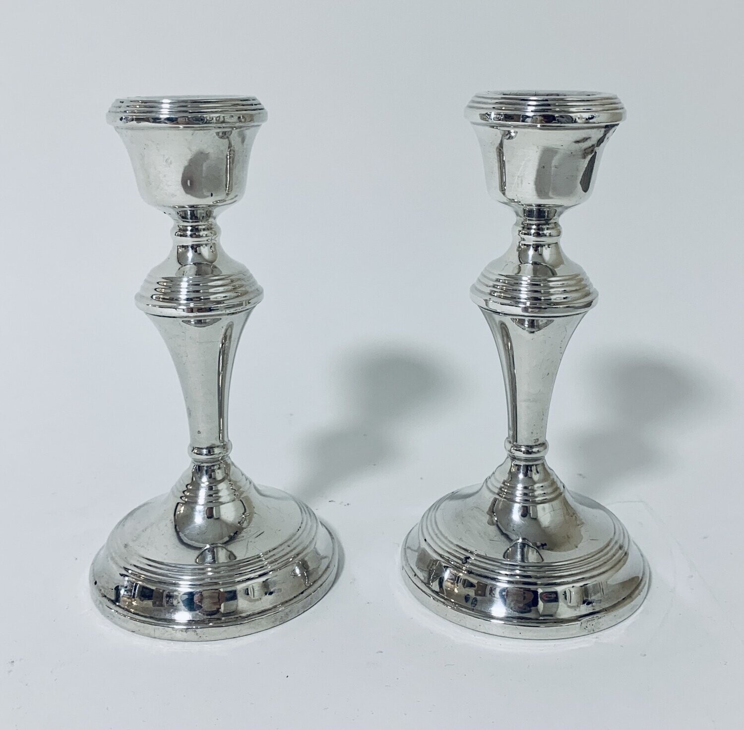 Pair of Silver Candlesticks