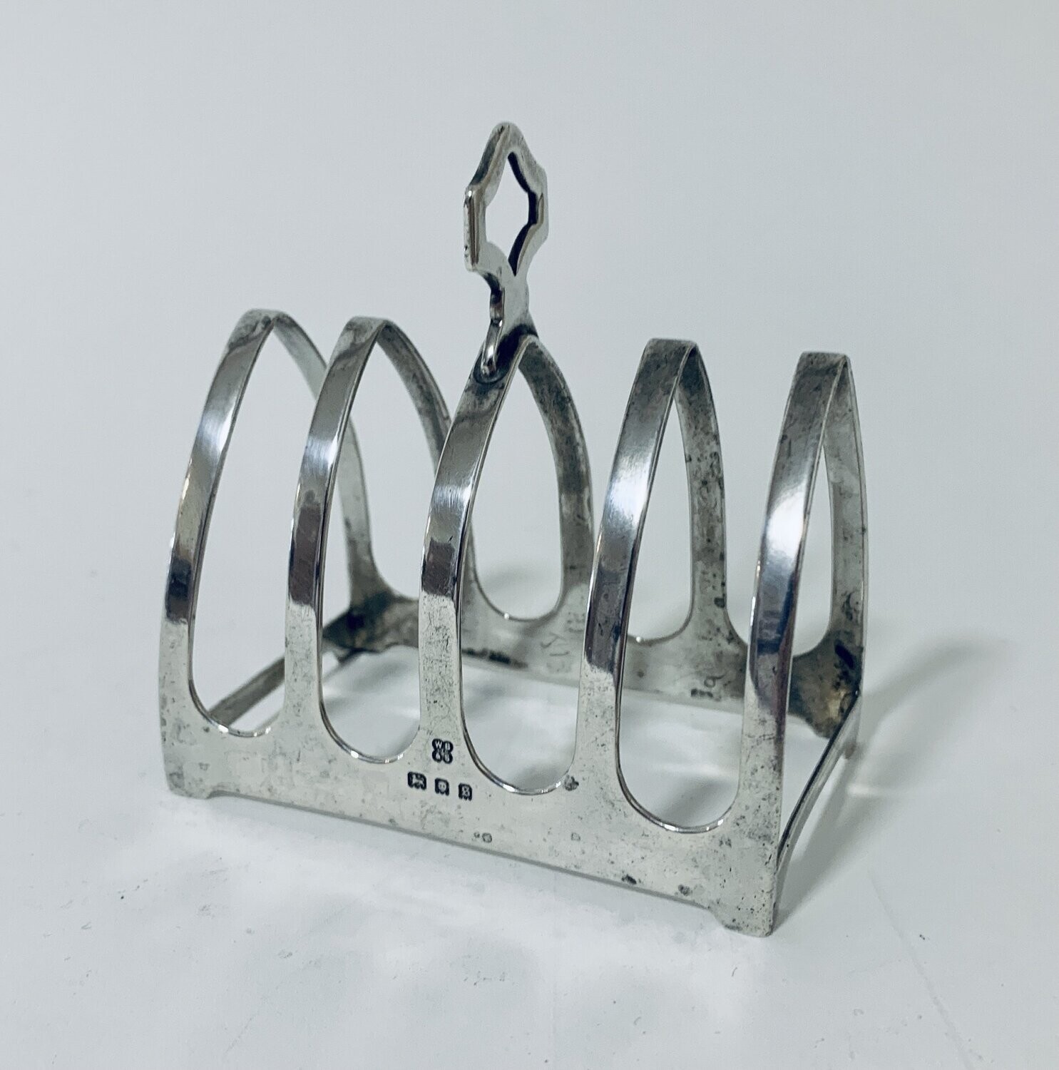 Antique Solid Silver Toast Rack
