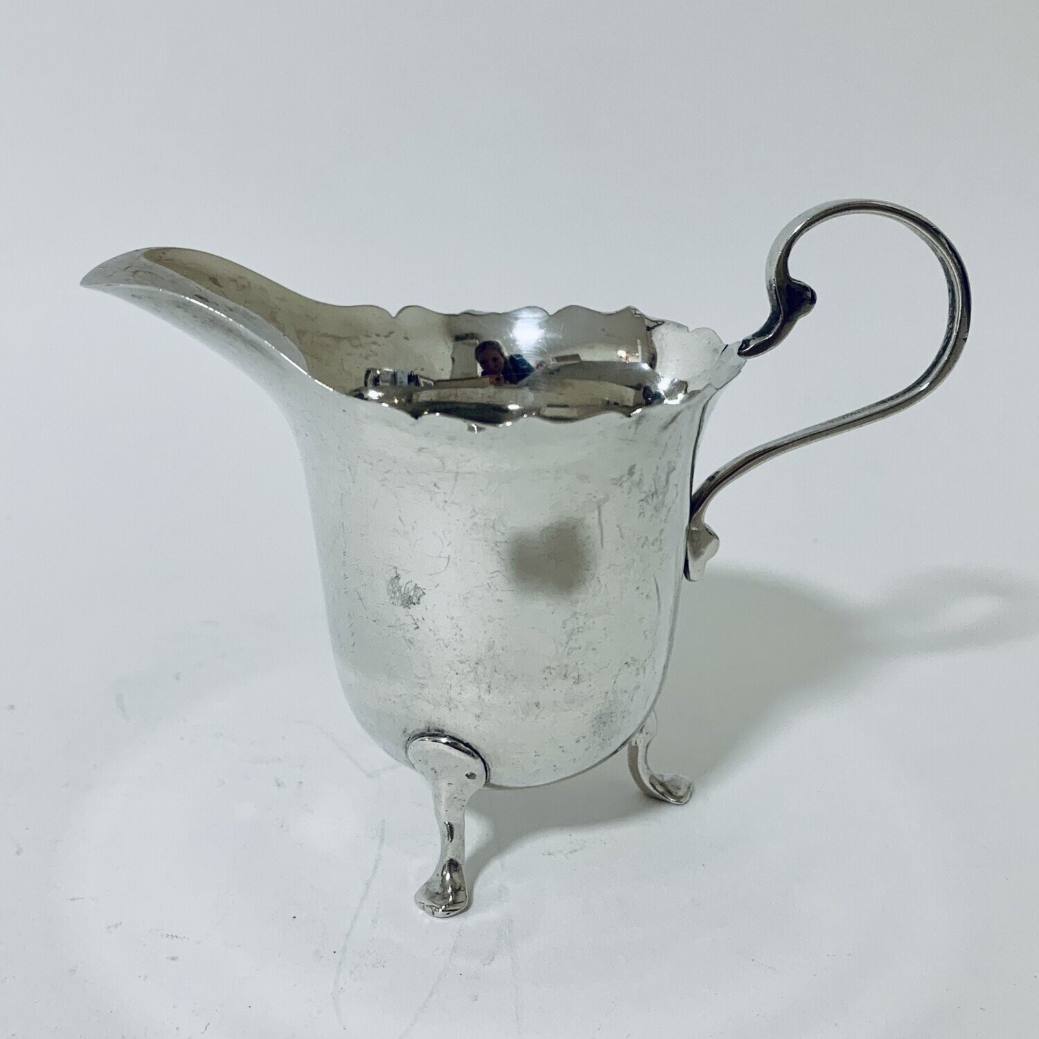 Antique Silver Cream Jug