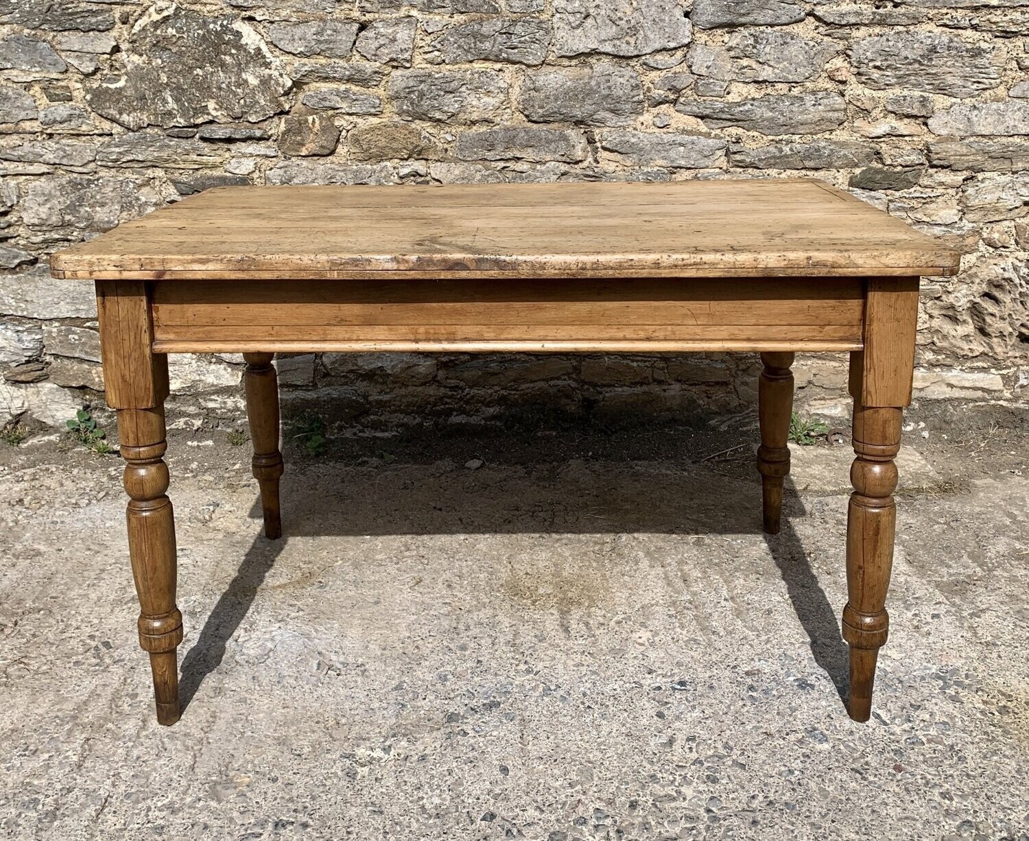 Victorian Pine Farmhouse Table