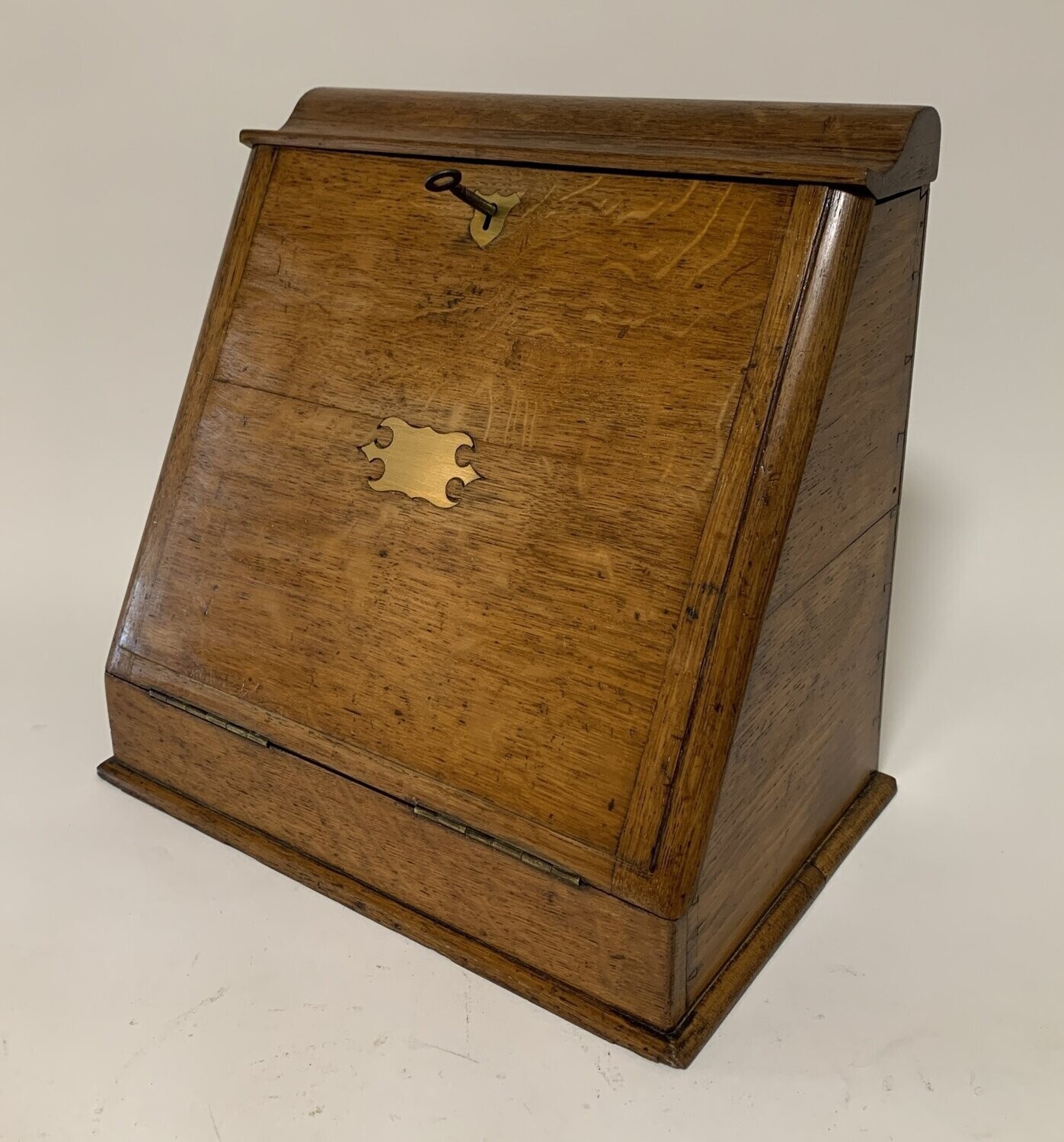 Edwardian Oak Stationery Cabinet