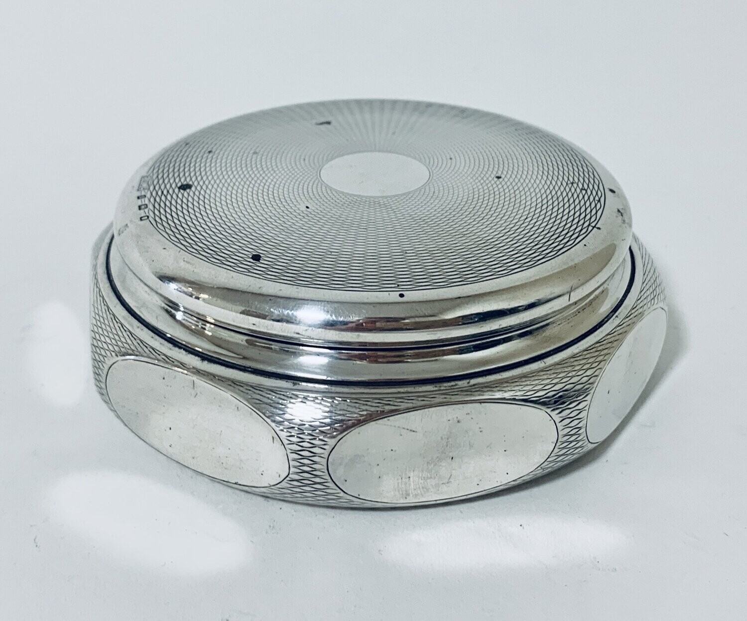 Art Deco Silver and Bakelite Compact