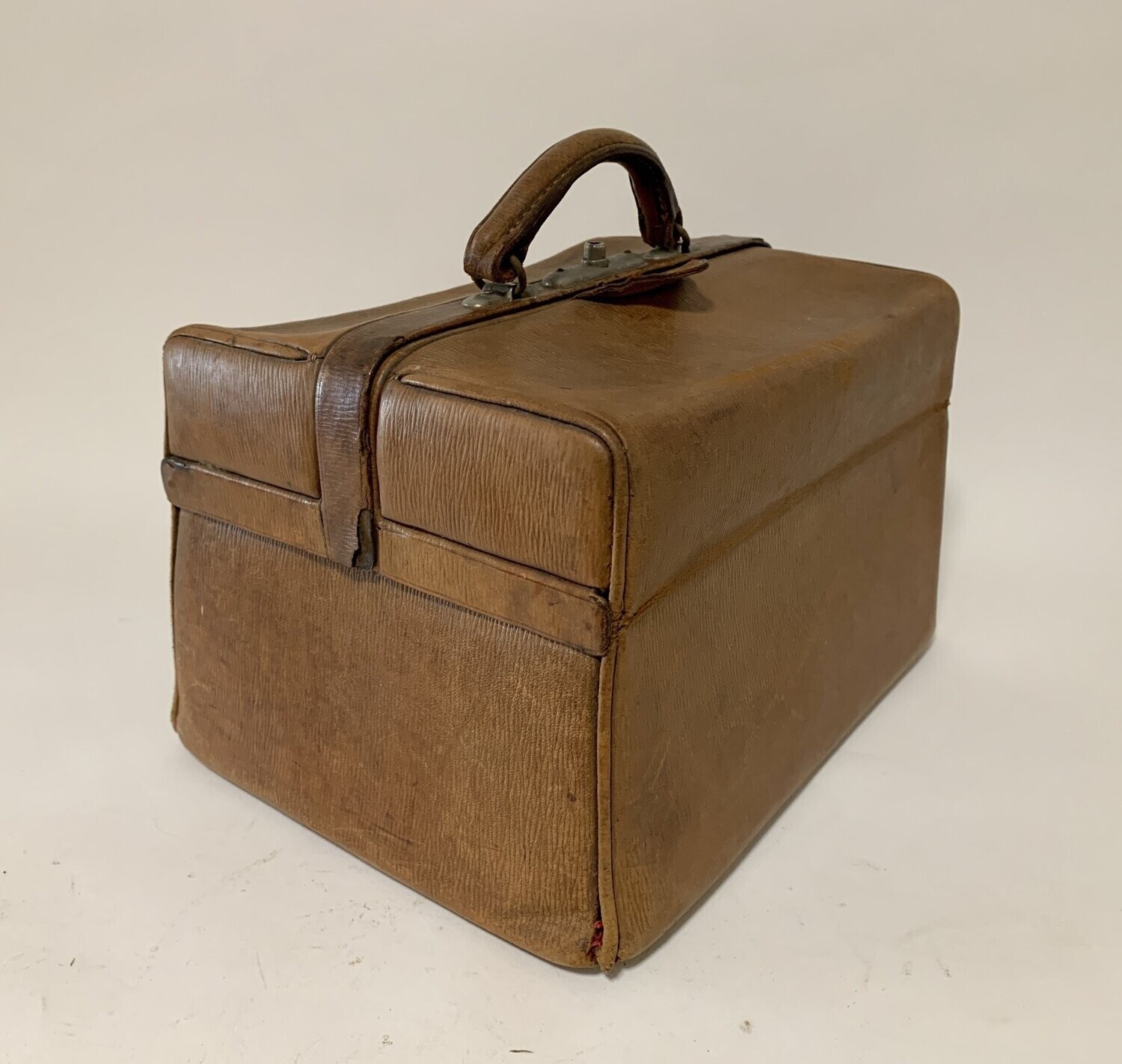 Antique Leather Gladstone Bag