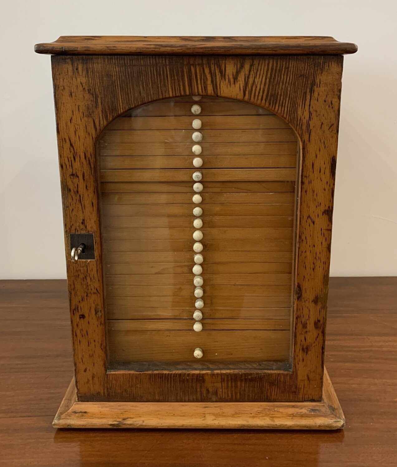 Antique Pine Microscope Slide Cabinet
