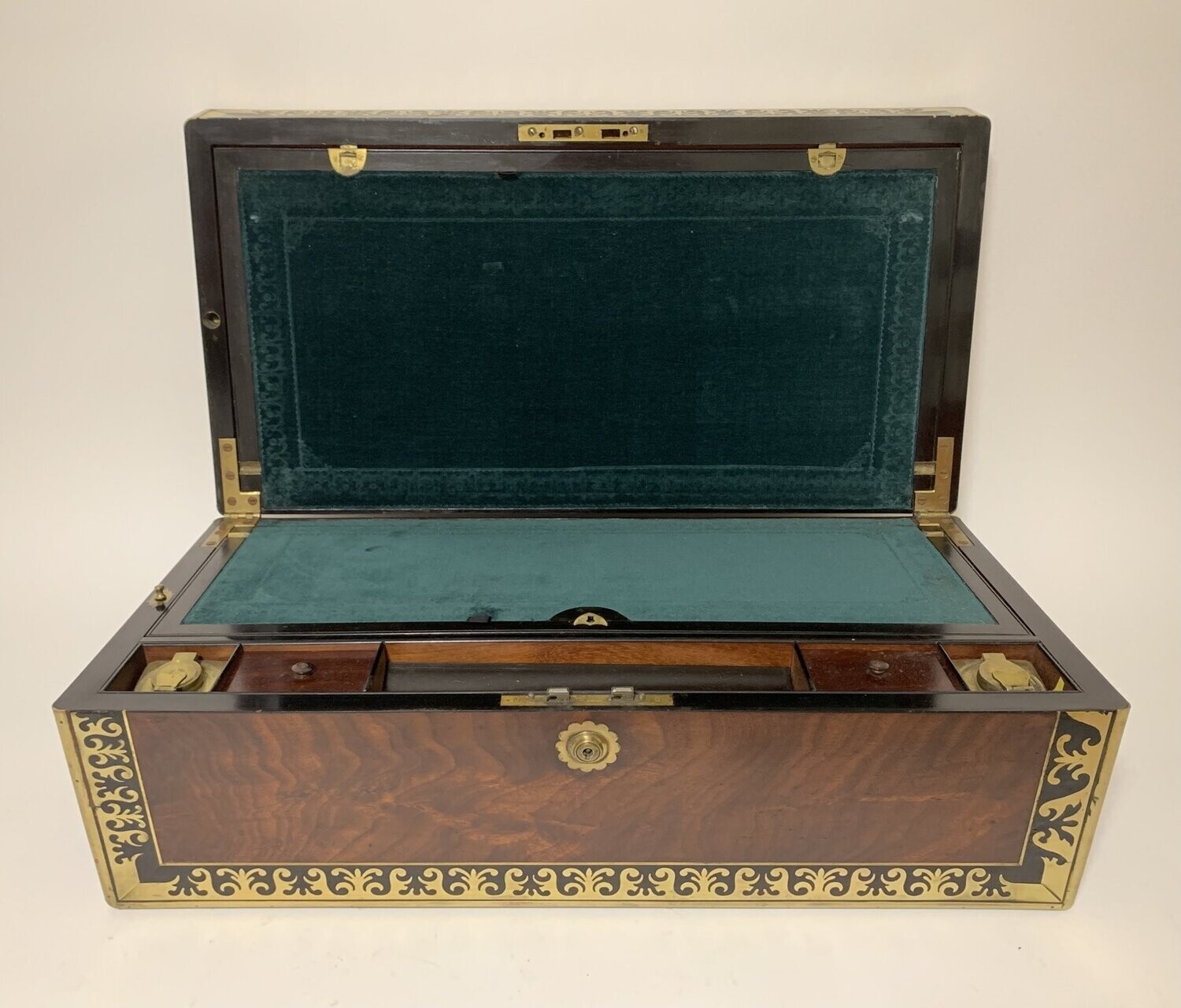 Georgian Mahogany Campaign Writing Slope