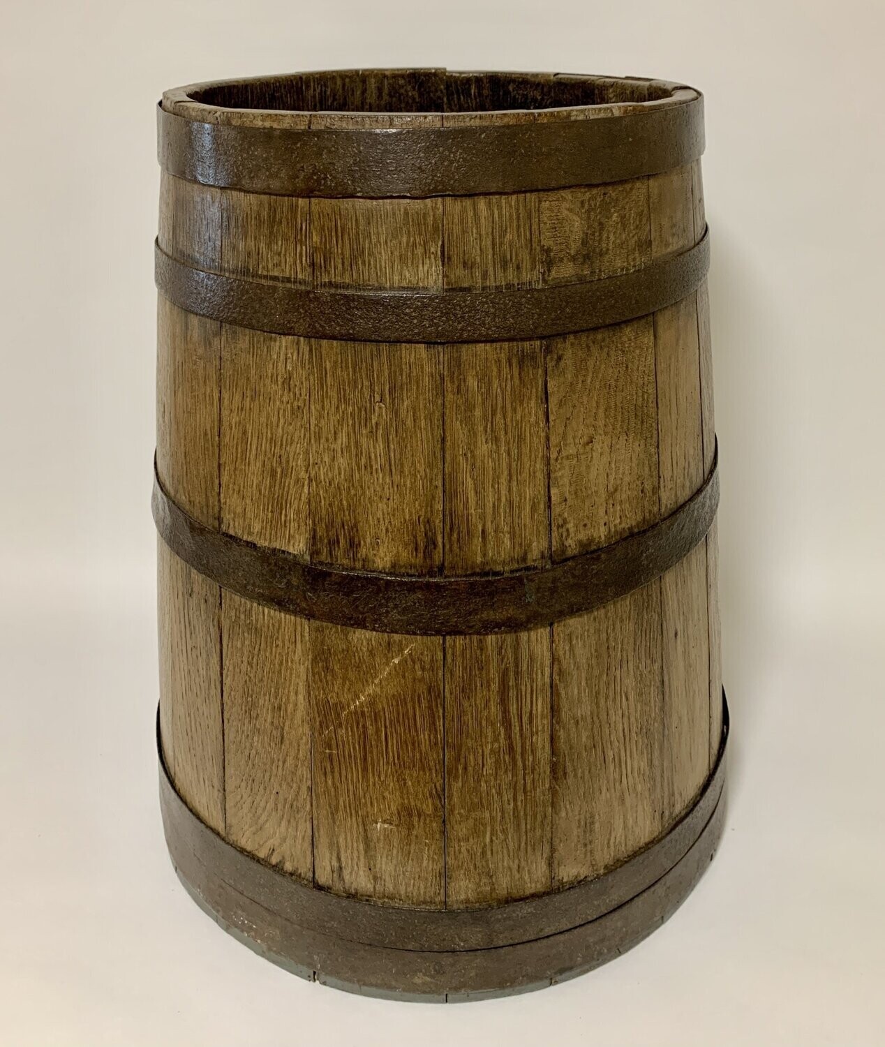 Antique Oak Coopered Barrel