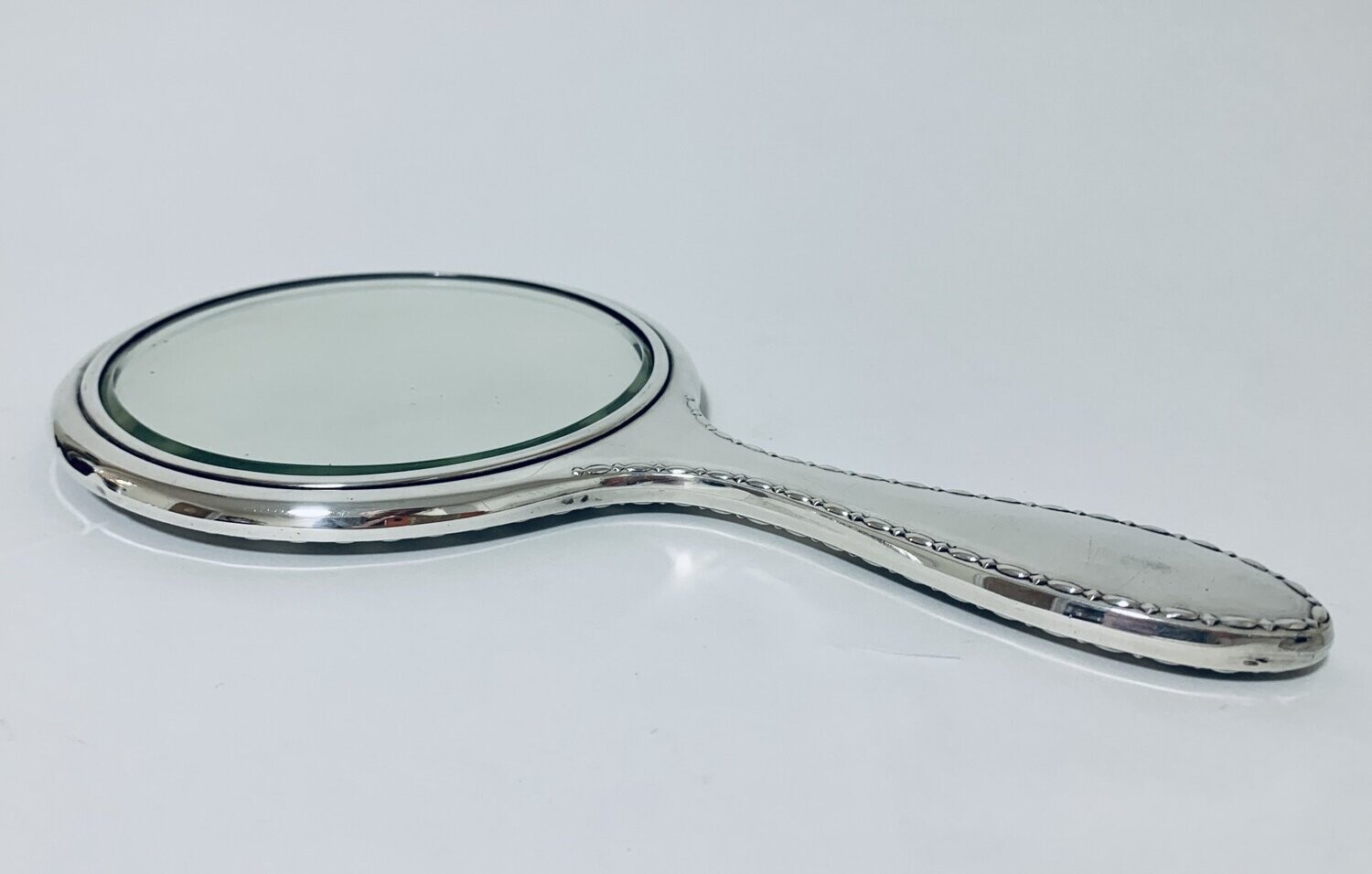 Antique Silver Hand Mirror