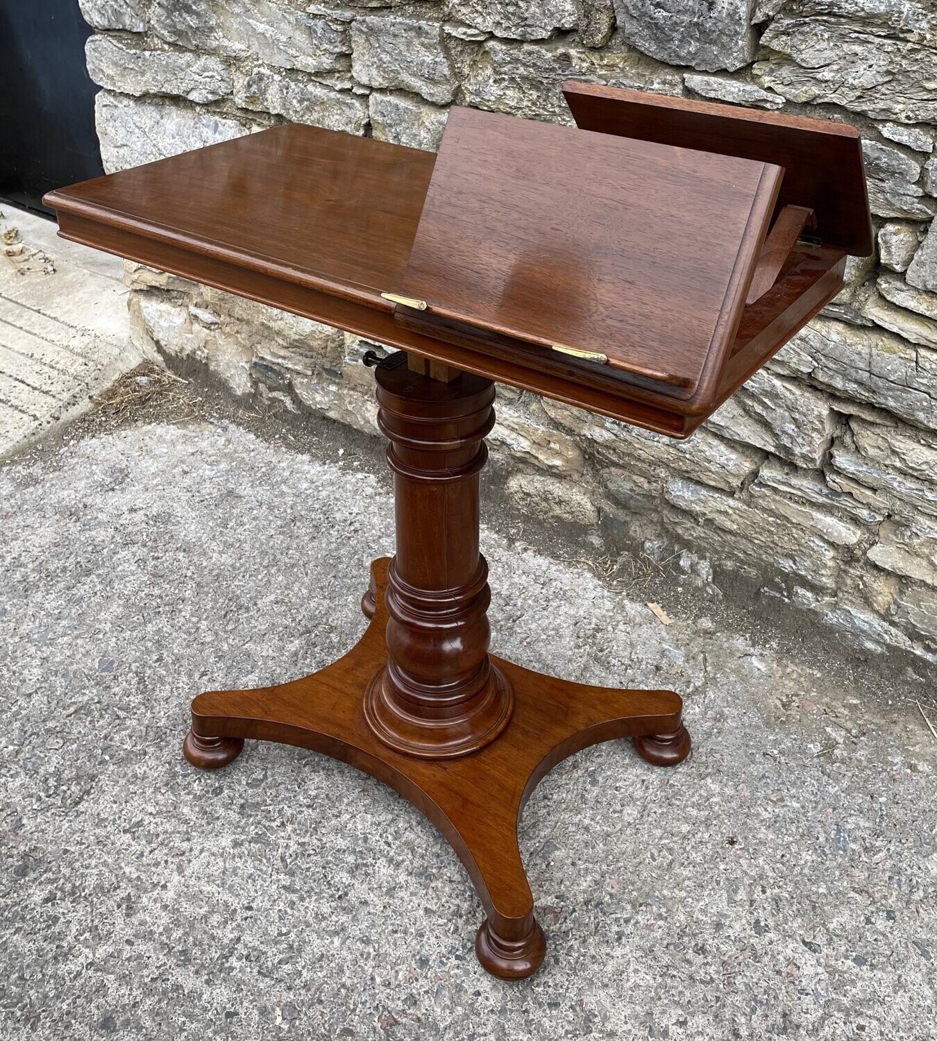 Victorian Mahogany Reading Table by Ward