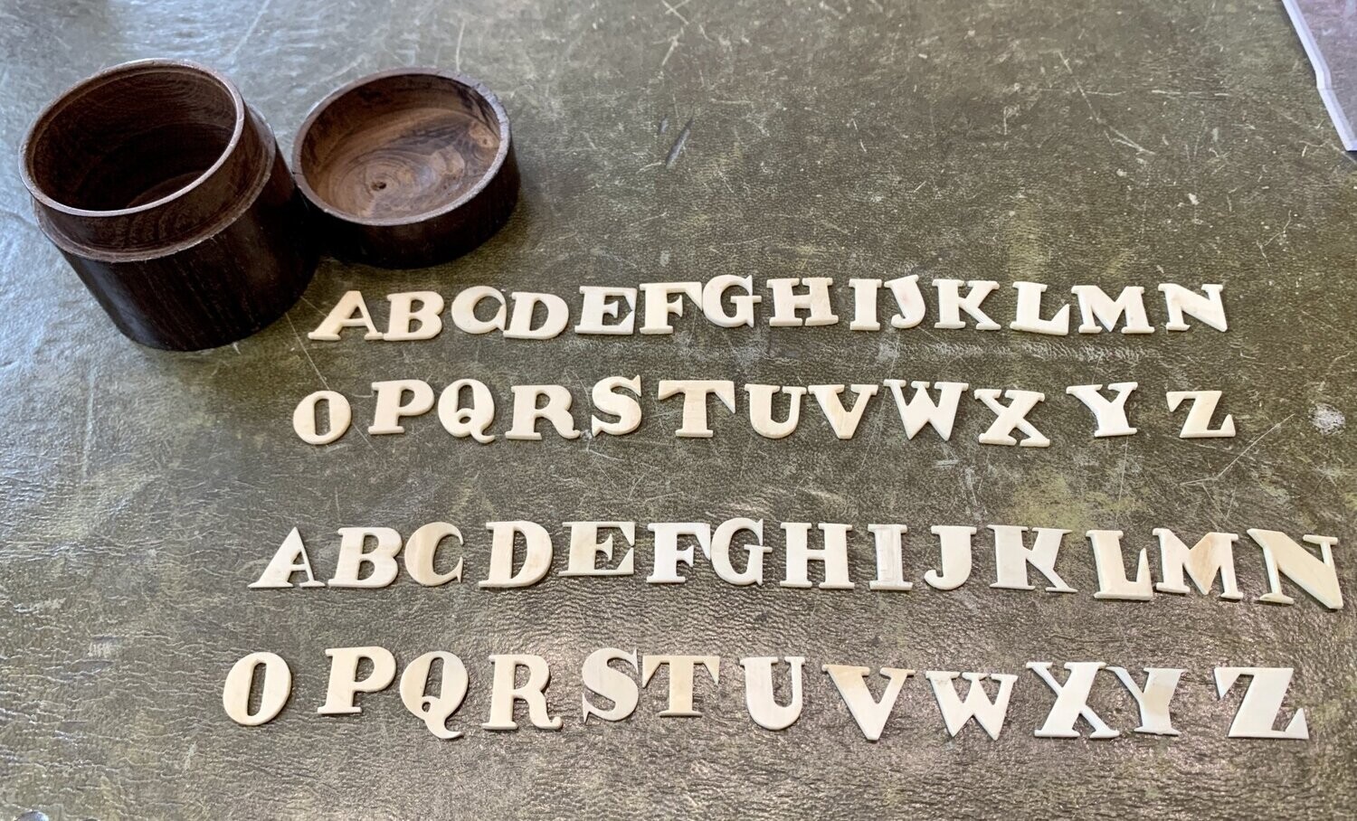 Bone Spelling Alphabet