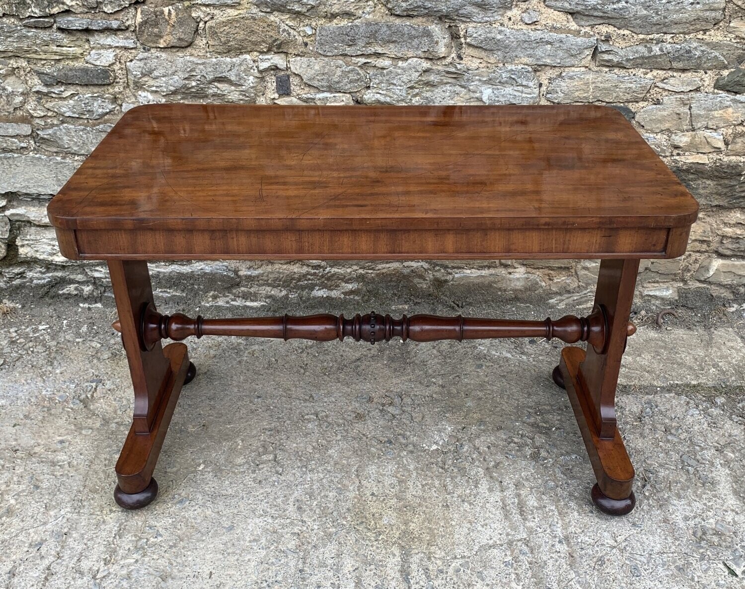 Regency Mahogany Library Table