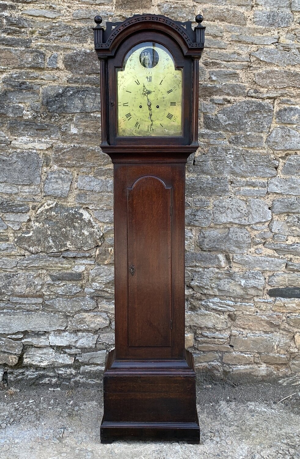 18th Century 8 Day Oak Longcase Clock