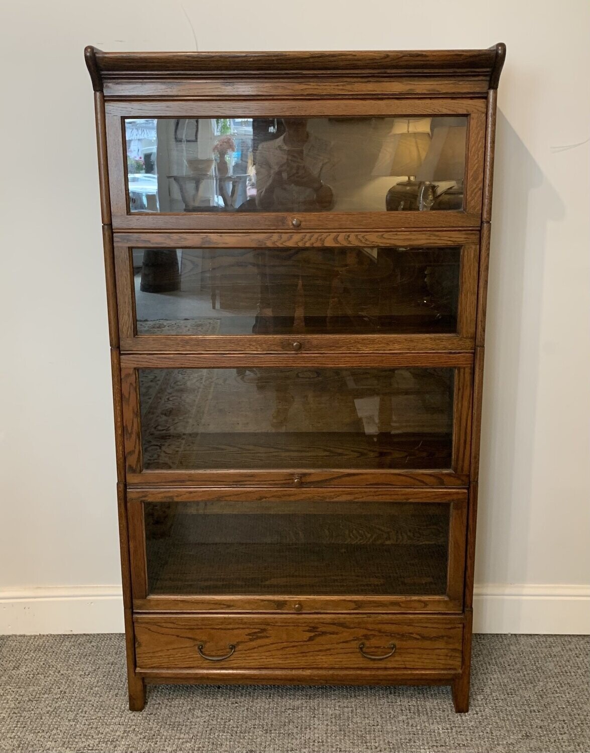 Antique Oak Stacking Bookcase