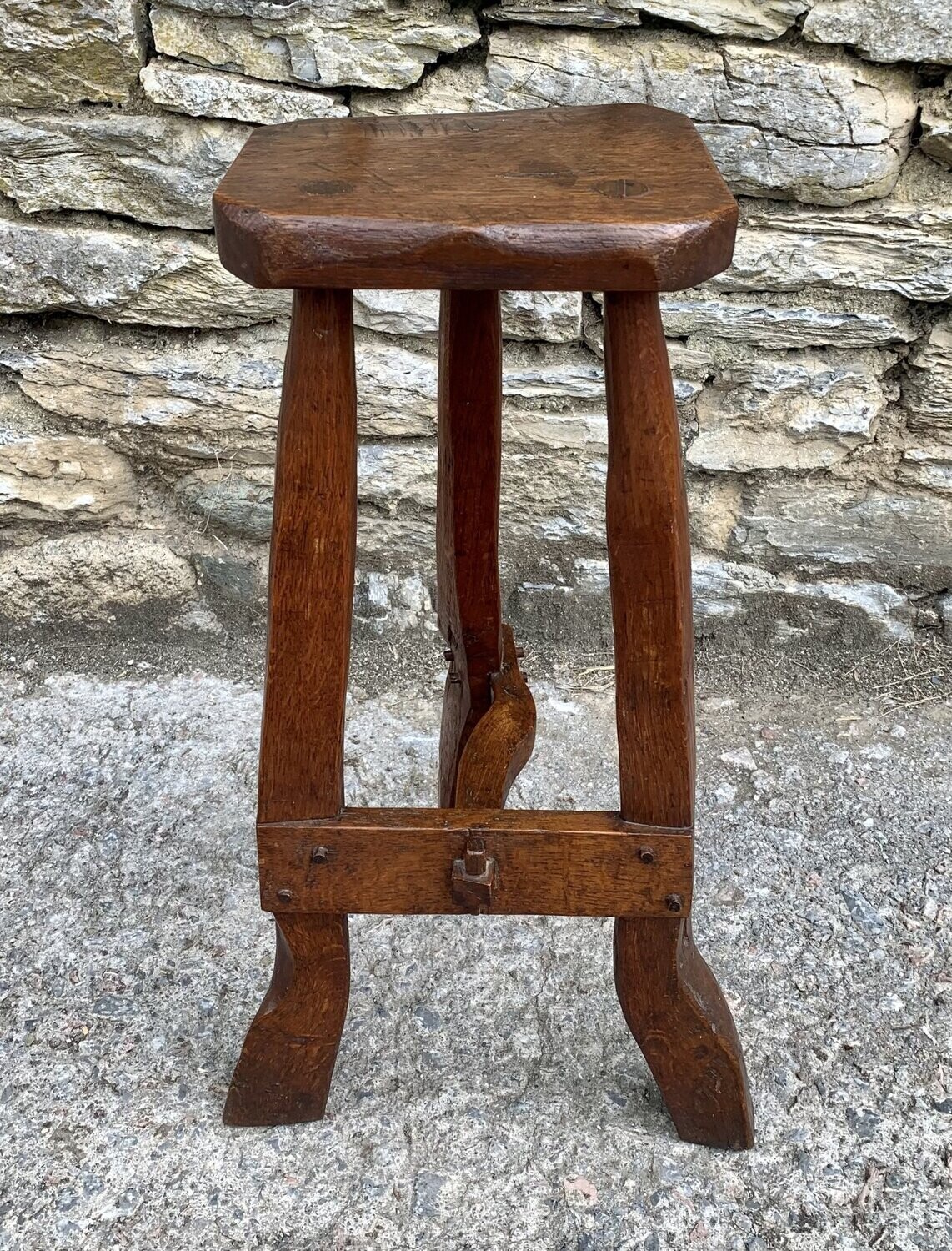 Arts and Crafts Oak Stool