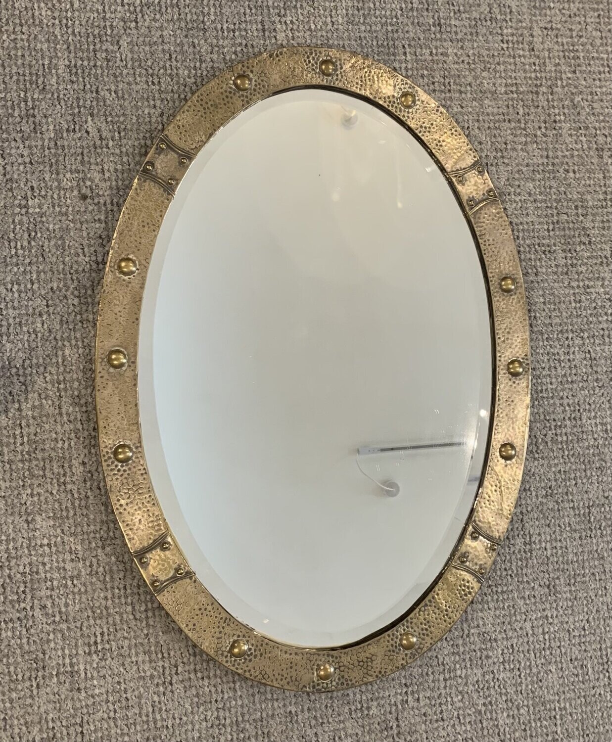 Arts and Crafts Hammered Mirror