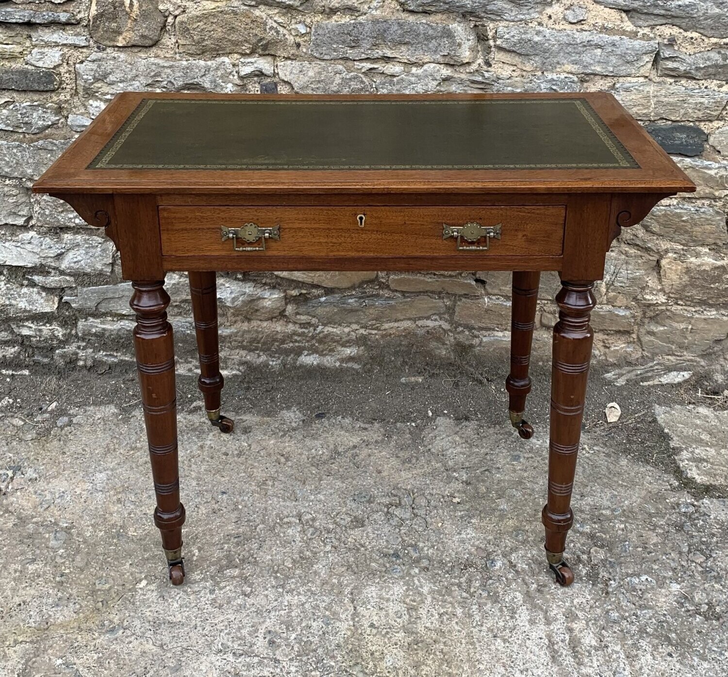 Victorian Walnut Writing Table