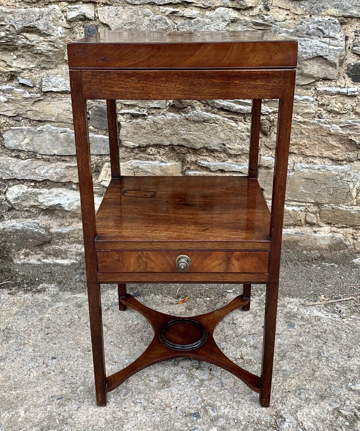 Georgian Mahogany Washstand