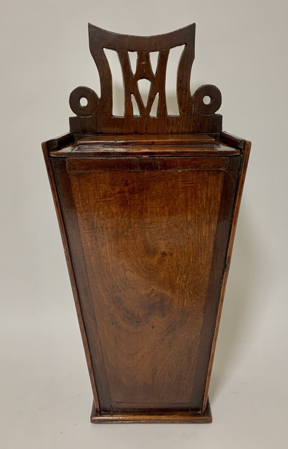 Georgian Oak Candle Box