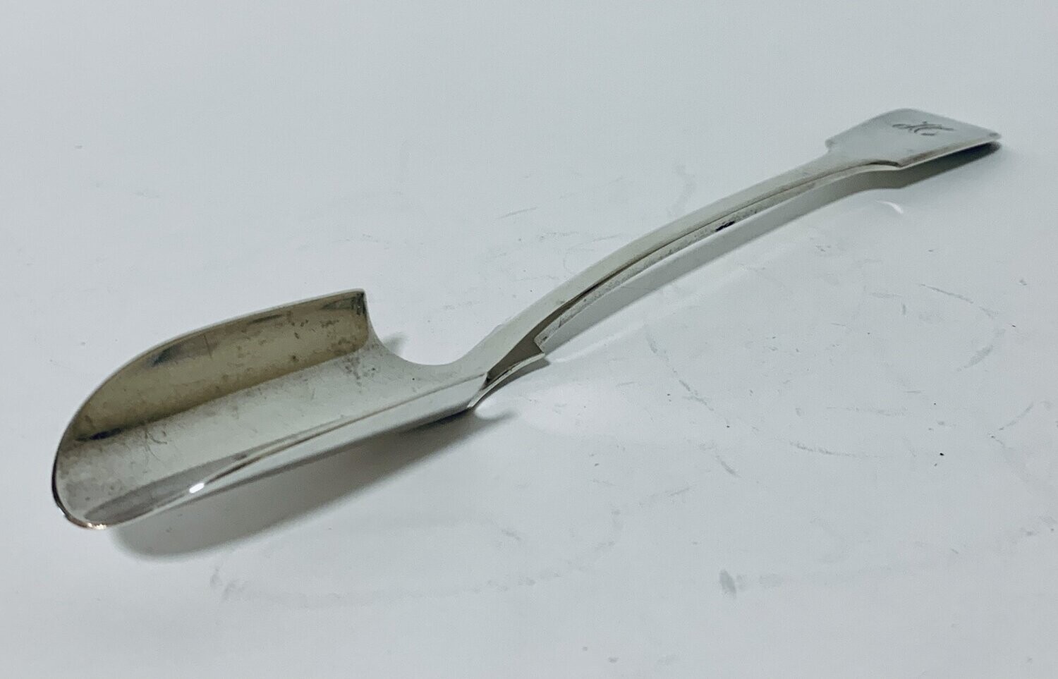 Antique Victorian Silver Stilton Scoop