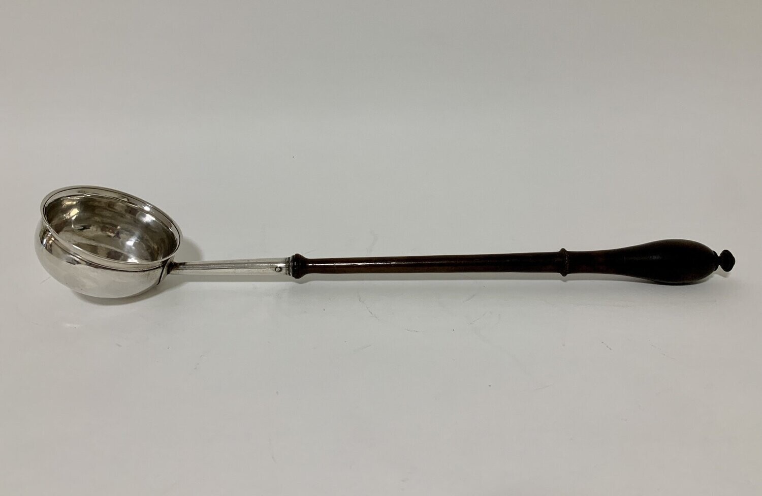 18th Century George II Silver Toddy Ladle