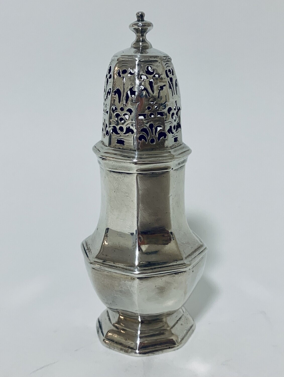 18th Century Silver Sugar Caster by Thomas Bamford