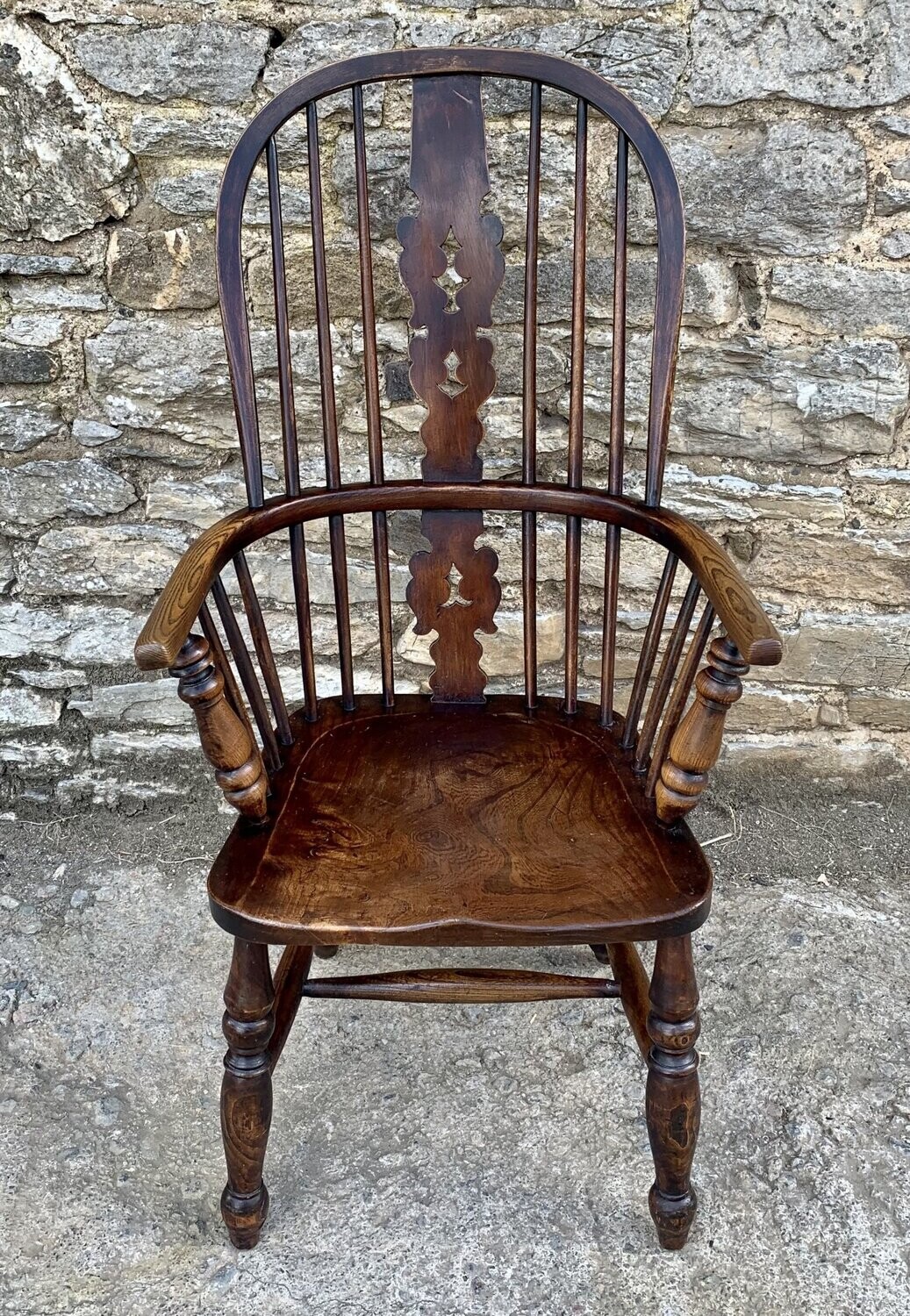 Antique Windsor Chair with Elm Seat