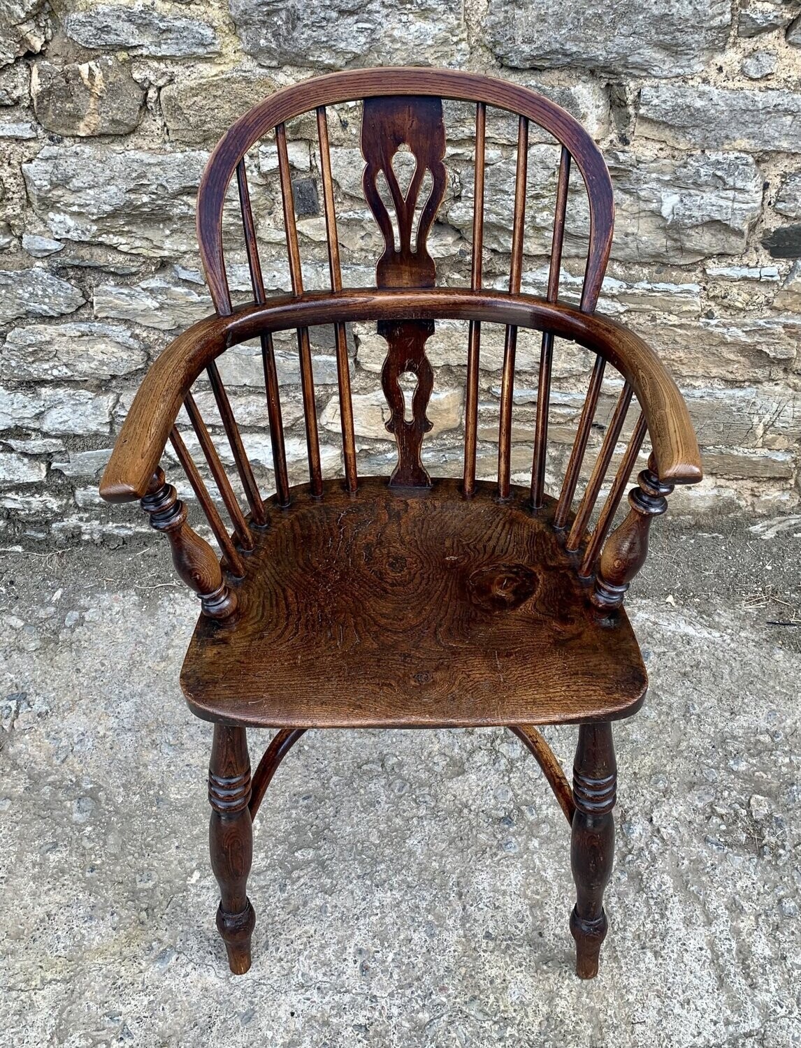 Antique Hoop Back Windsor Chair