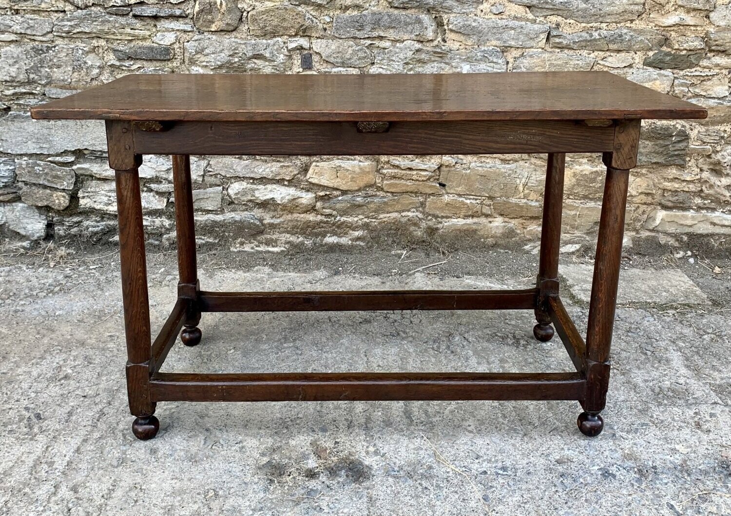 18th Century and Later Oak Refectory Table