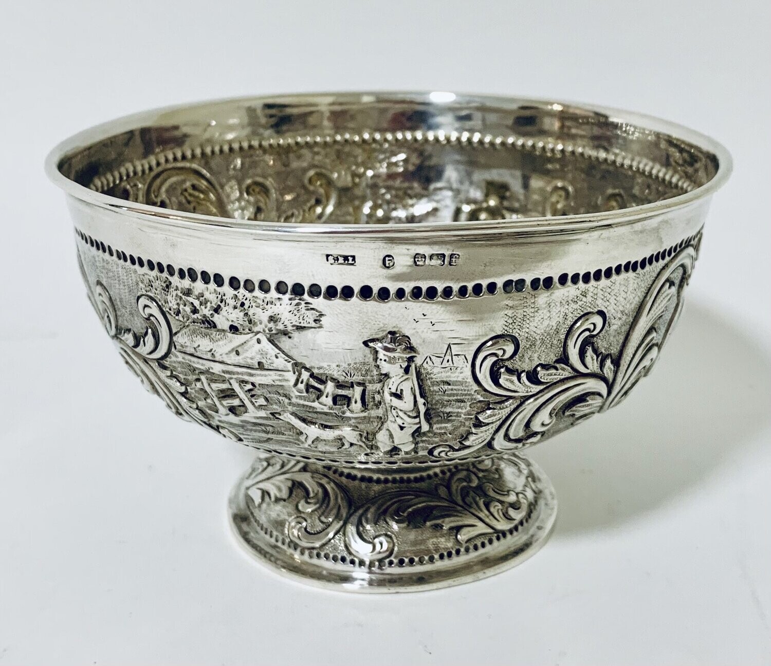 Antique Dutch Import Silver Bowl