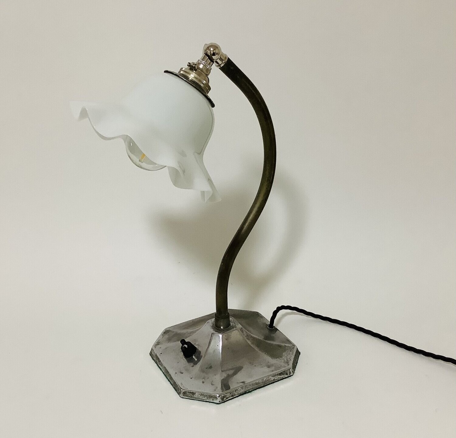Art Deco Chrome Desk Lamp
