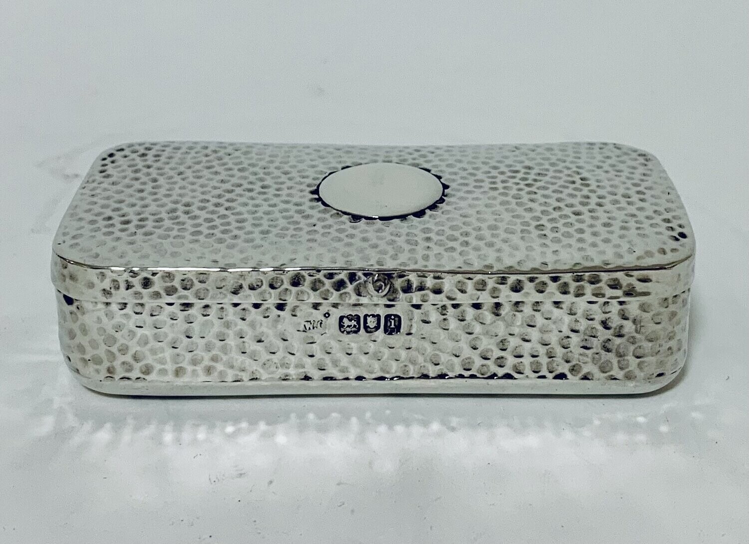 Antique Solid Sterling Silver Snuff Box