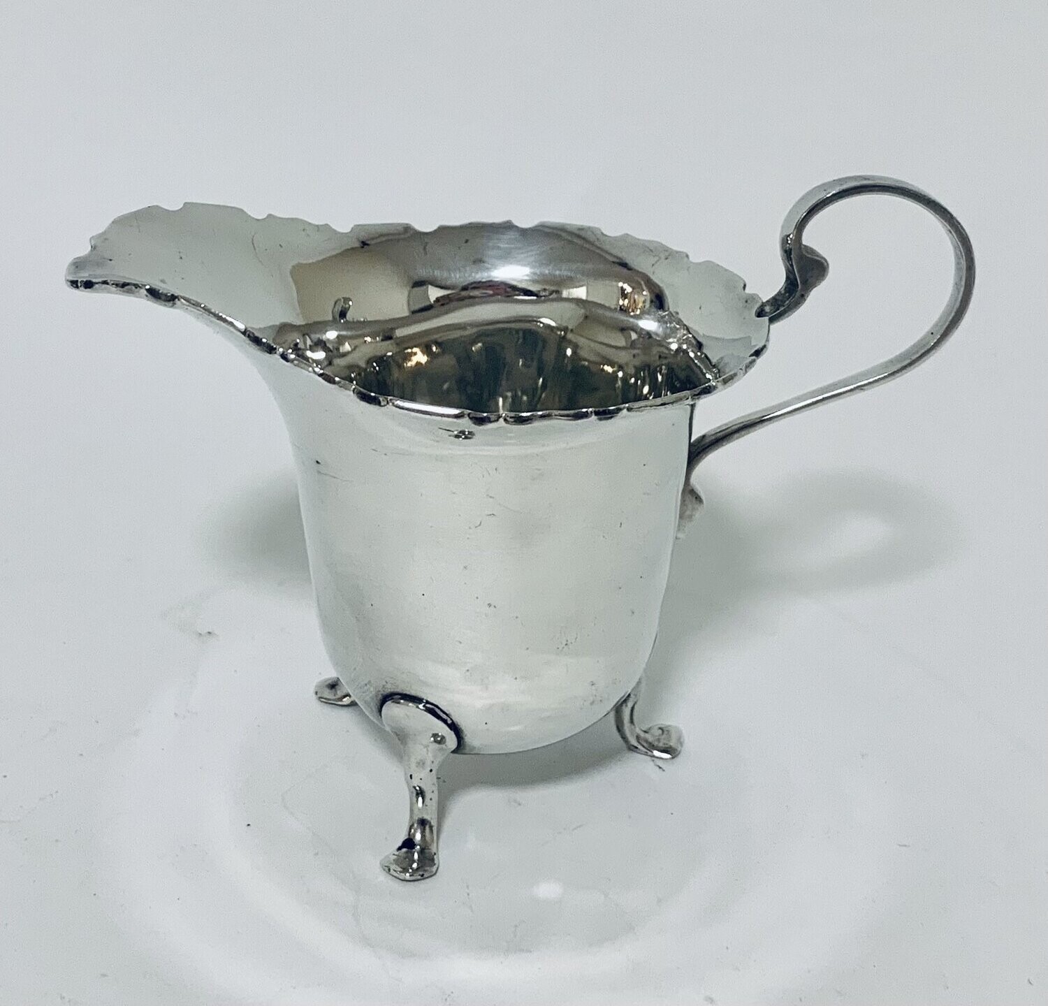 Antique Solid Silver Milk or Cream Jug